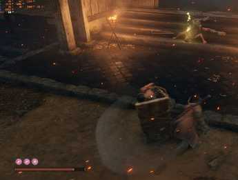 《只狼：影逝二度》路上的盾兵的怎么打