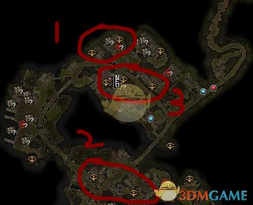 《恐怖黎明》巴利尔燃烧位置一览