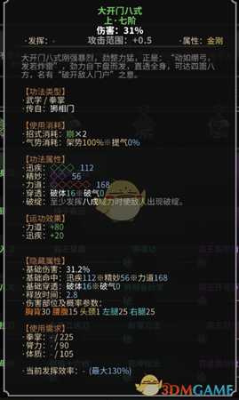 《太吾绘卷》狮相门拳掌功法一览