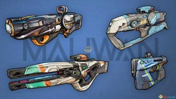 《无主之地3》各大厂商武器模型新图一览