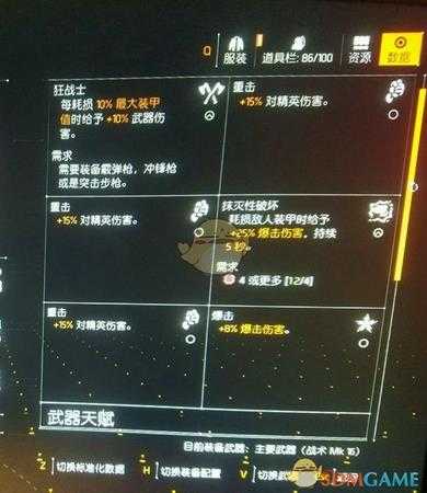 《全境封锁2》全红割草流突击步枪配装分享