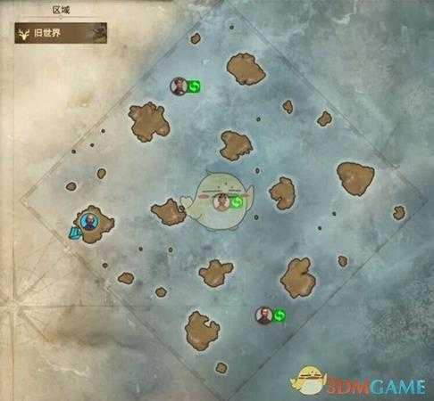《纪元1800》雪花岛屿地图一览