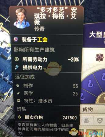 《纪元1800》传奇人物多才多艺属性一览