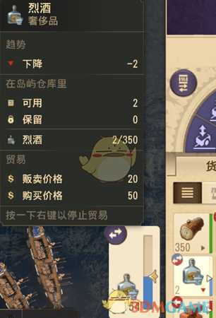 《纪元1800》货物保留方法