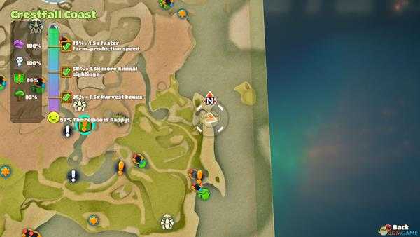 《在远方：追云者编年史》Lucky Rainbow Fish位置属性一览