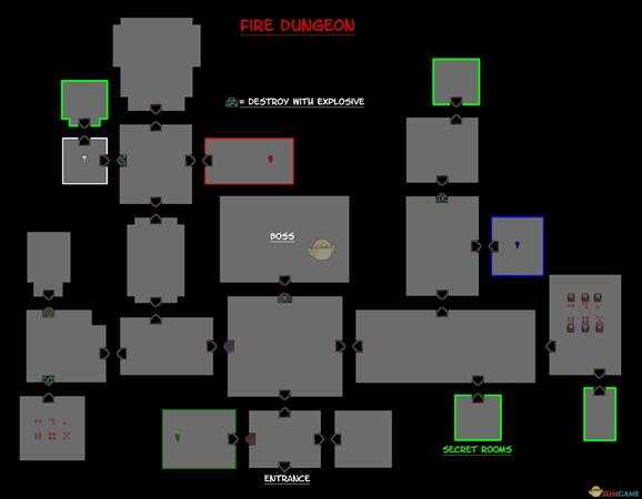 《浮岛物语》火焰神庙地图分享