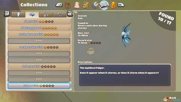 《在远方：追云者编年史》Fulgur Fish位置属性一览