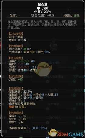 《太吾绘卷》血犼教拳掌功法一览