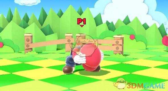 《任天堂明星大乱斗特别版》各角色蹲下或爬行的动作画面合集