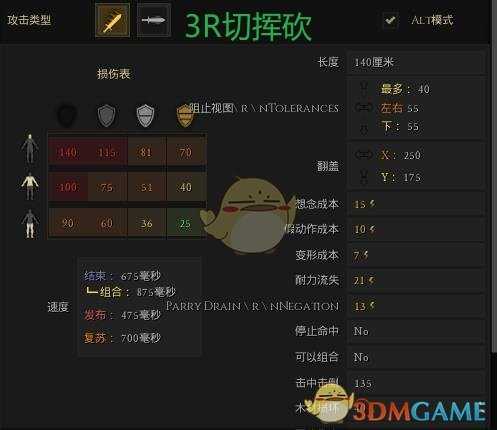 《雷霆一击（MORDHAU）》武器属性详情界面介绍