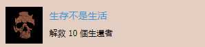 《往日不再》“生存不是生活”成就达成攻略分享