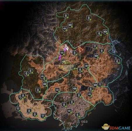 《狂怒2》全占领与控制地标位置分享