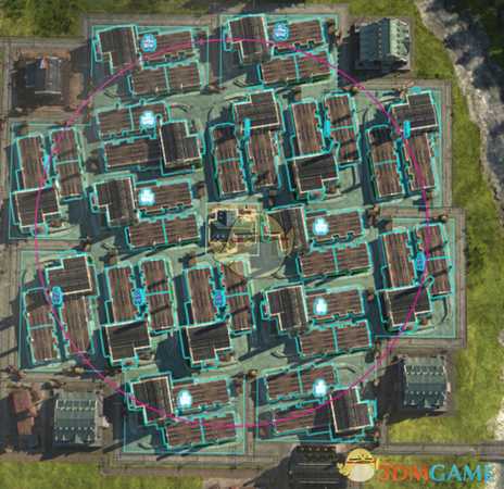 《纪元1800》缝纫机工会布局图