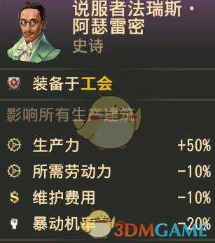 《纪元1800》灯泡厂工会布局图