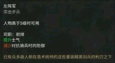 《全面战争：三国》袁术势力兵种分析