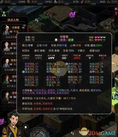 《太吾绘卷》教艺对手选择分析