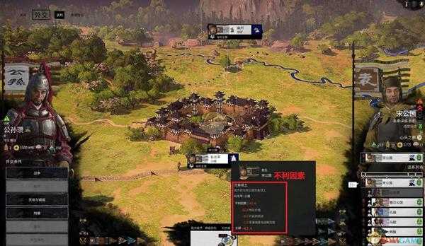 《全面战争：三国》外交系统介绍