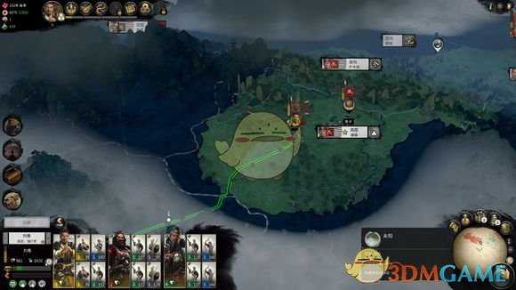 《全面战争：三国》刘备入西川路线图推荐分享