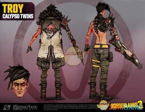 《无主之地3》反派Calypso双胞胎设定一览