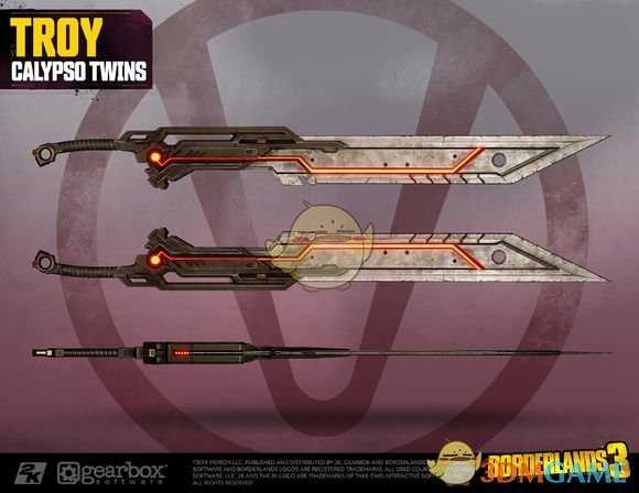 《无主之地3》反派Calypso双胞胎设定一览