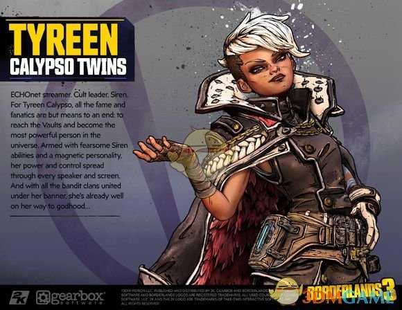 《无主之地3》反派Calypso双胞胎设定一览