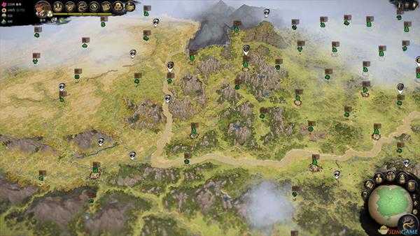 《全面战争：三国》黄河地形一览图