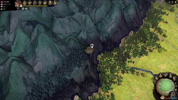 《全面战争：三国》青城山地形一览图