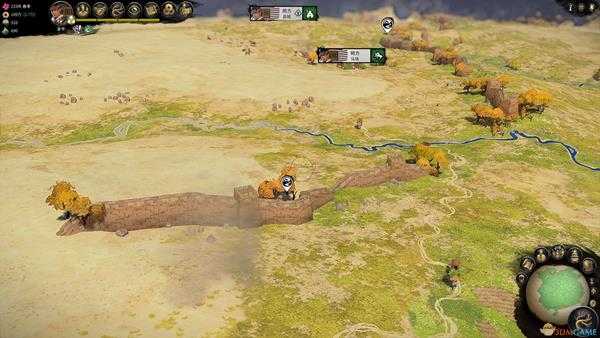 《全面战争：三国》长城地形一览图