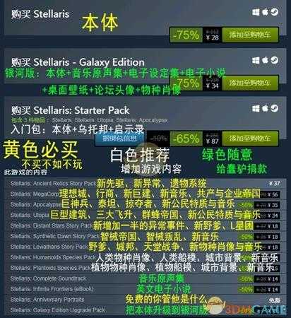 《群星》购买指南 各版本及dlc全介绍