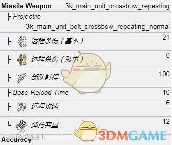 《全面战争：三国》重装连弩兵属性一览