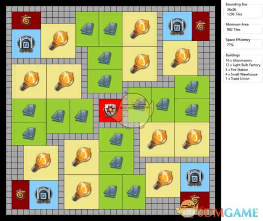 《纪元1800》玻璃与灯泡混合布局介绍