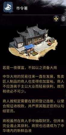 《全面战争：三国》市令署相关介绍
