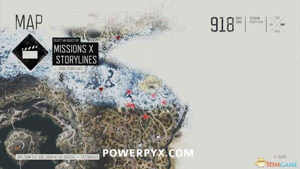 《往日不再》滑雪胜地手册位置一览