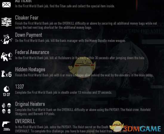 《收获日2》世界第一银行任务成就指南