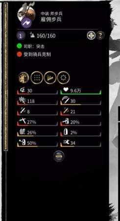 《全面战争：三国》雇佣步兵战场表现评价分析