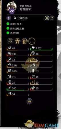 《全面战争：三国》魁首前军战场表现评价分析