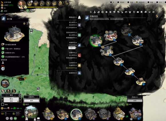 《全面战争：三国》工商业省建筑配置讨论分享