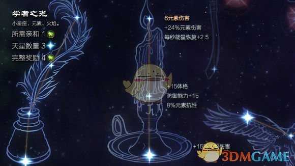 《恐怖黎明》星座学者之光属性详解