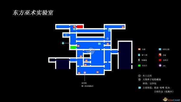 《赤痕：夜之仪式》东方巫术实验室地图全可收集物品位置分享