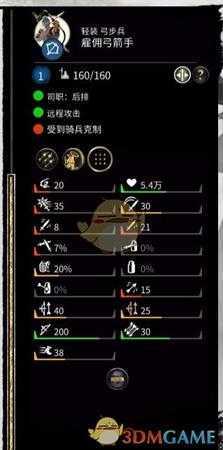 《全面战争：三国》雇佣弓箭手战场表现评价分析