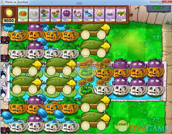 《植物大战僵尸》3C8P阵型详解