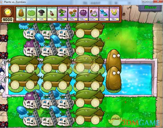 《植物大战僵尸》经典十炮阵型详解