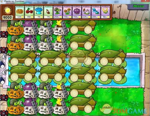 《植物大战僵尸》经典十二炮阵型详解