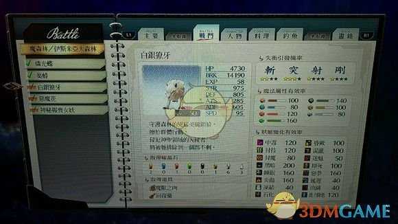 《英雄传说：闪之轨迹4》魔森林南部怪物图鉴分享