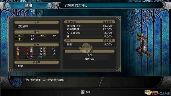 《赤痕：夜之仪式》巴巴妥司怪物属性分享