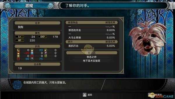 《赤痕：夜之仪式》狗狗怪物属性分享