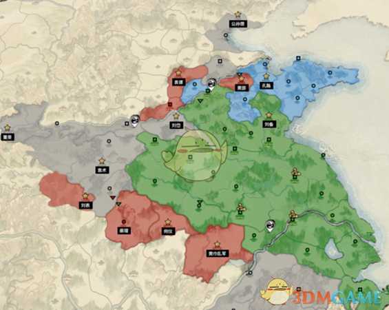 《全面战争：三国》刘备双极难度战略打法示范