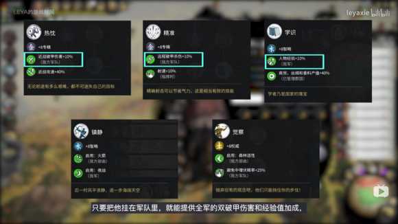 《全面战争：三国》金系武将技能树视频详解