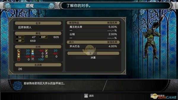 《赤痕：夜之仪式》101号巨斧异邦人属性分享