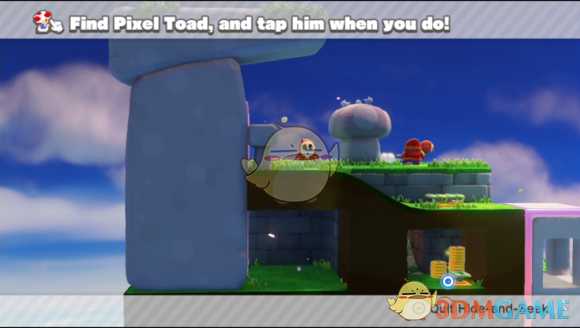 《前进！奇诺比奥队长》高原之蘑菇岩贴纸位置一览